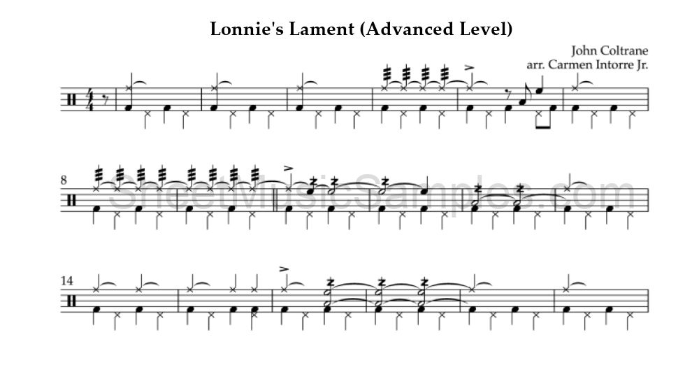 Lonnie's Lament (Advanced Level)