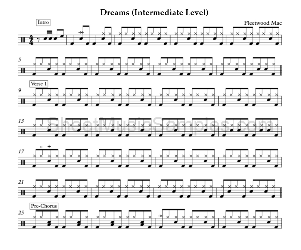 Dreams (Intermediate Level)