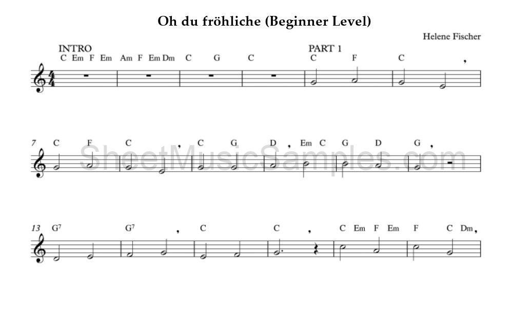 Oh du fröhliche (Beginner Level)