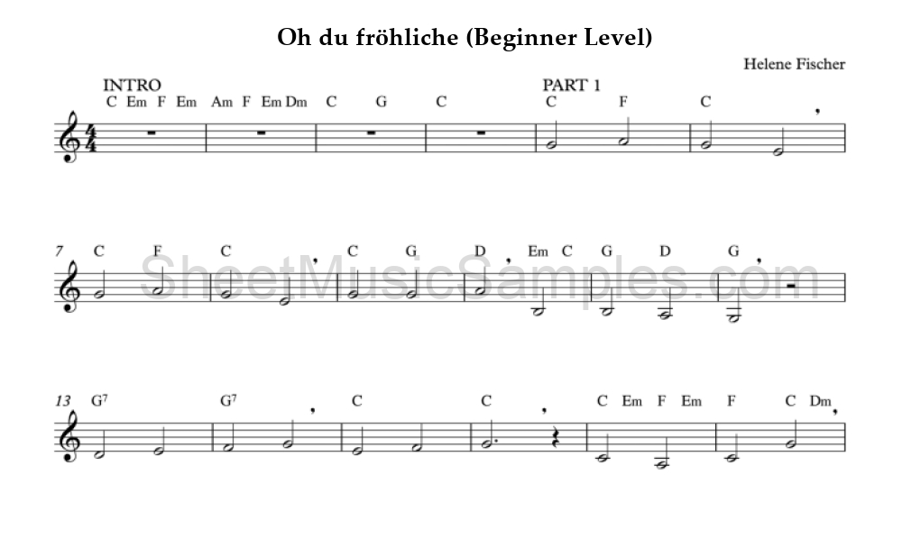 Oh du fröhliche (Beginner Level)