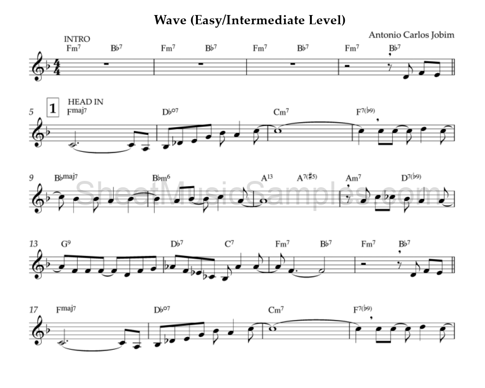 Wave (Easy/Intermediate Level)