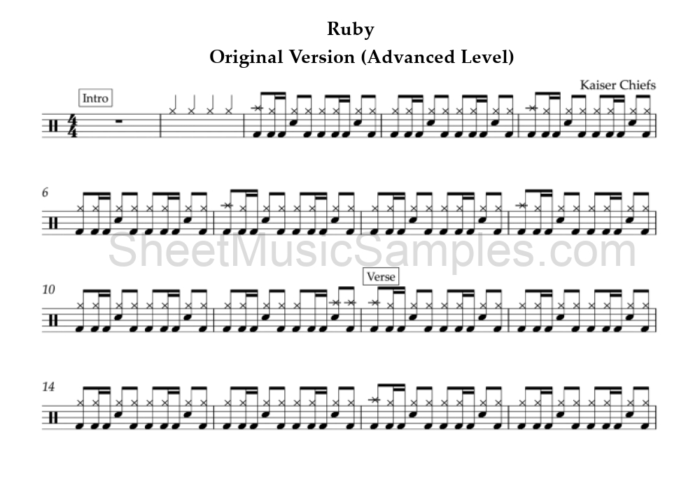 Ruby - Original Version (Advanced Level)