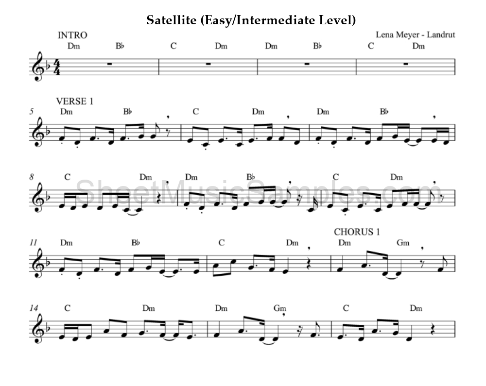 Satellite (Easy/Intermediate Level)