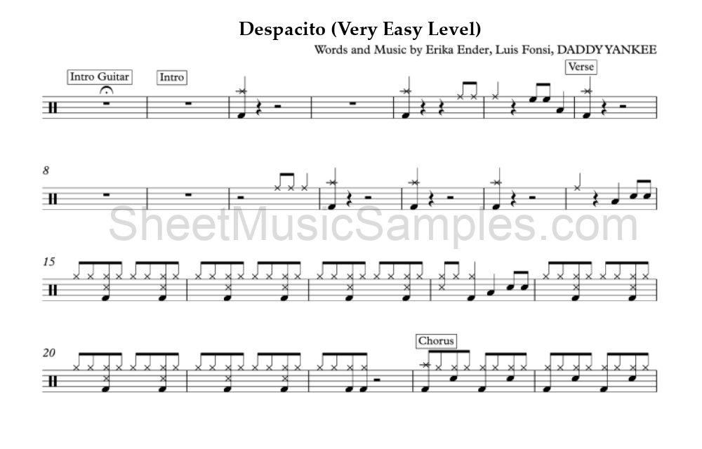 Despacito (Very Easy Level)