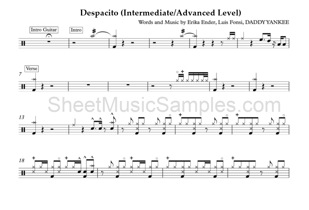 Despacito (Intermediate/Advanced Level)