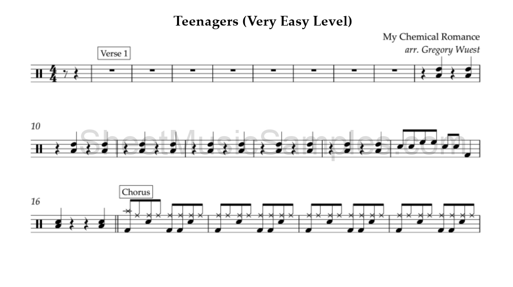 Teenagers (Very Easy Level)