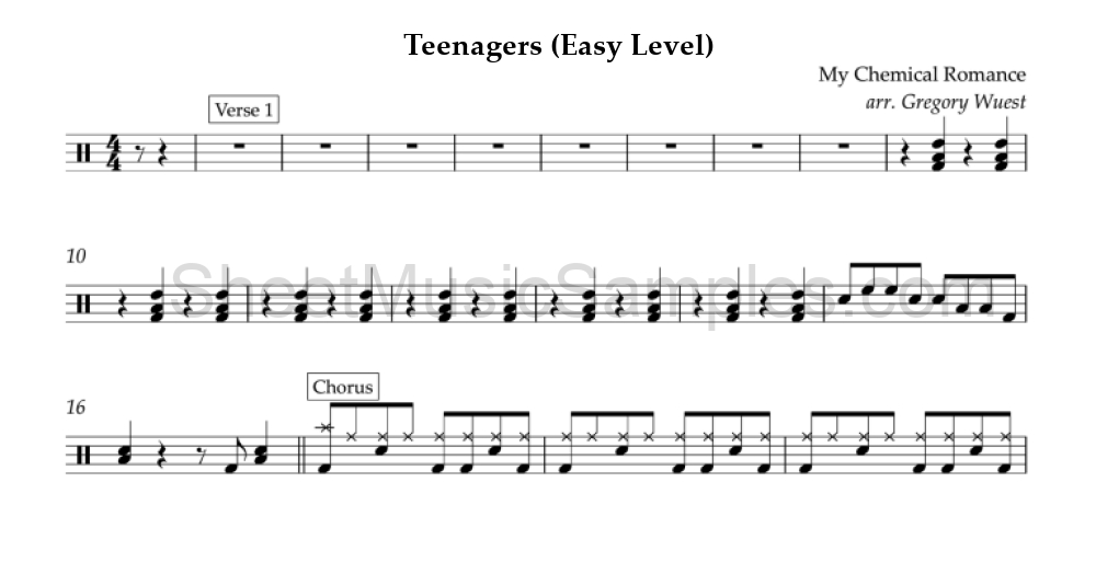 Teenagers (Easy Level)