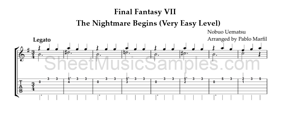 Final Fantasy VII - The Nightmare Begins (Very Easy Level)