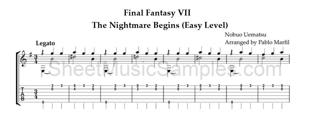 Final Fantasy VII - The Nightmare Begins (Easy Level)