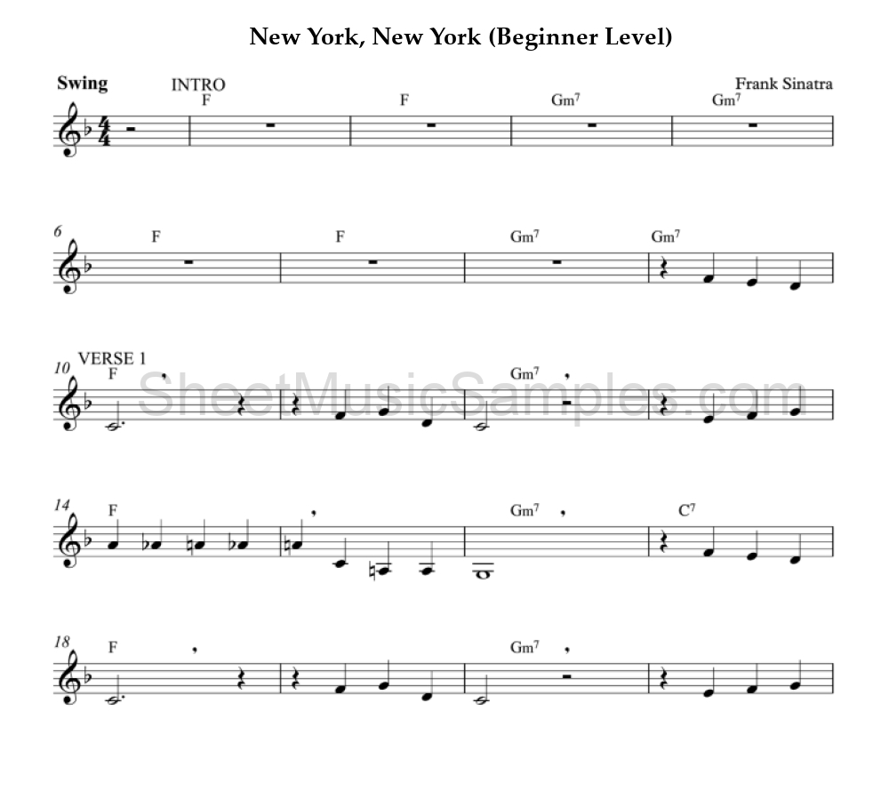 New York, New York (Beginner Level)