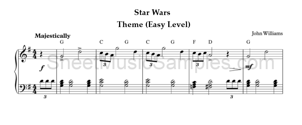 Star Wars - Theme (Easy Level)