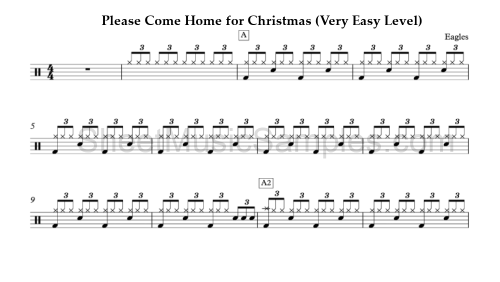 Please Come Home for Christmas (Very Easy Level)