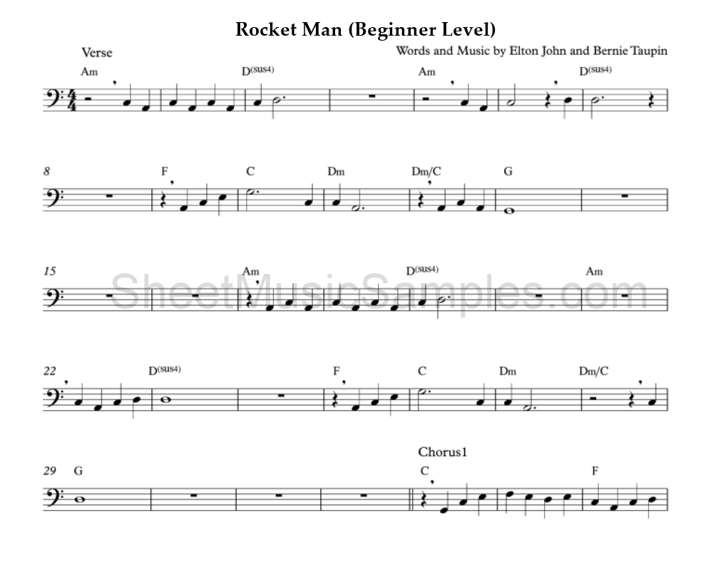 Rocket Man (Beginner Level)