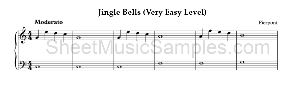 Jingle Bells (Very Easy Level)