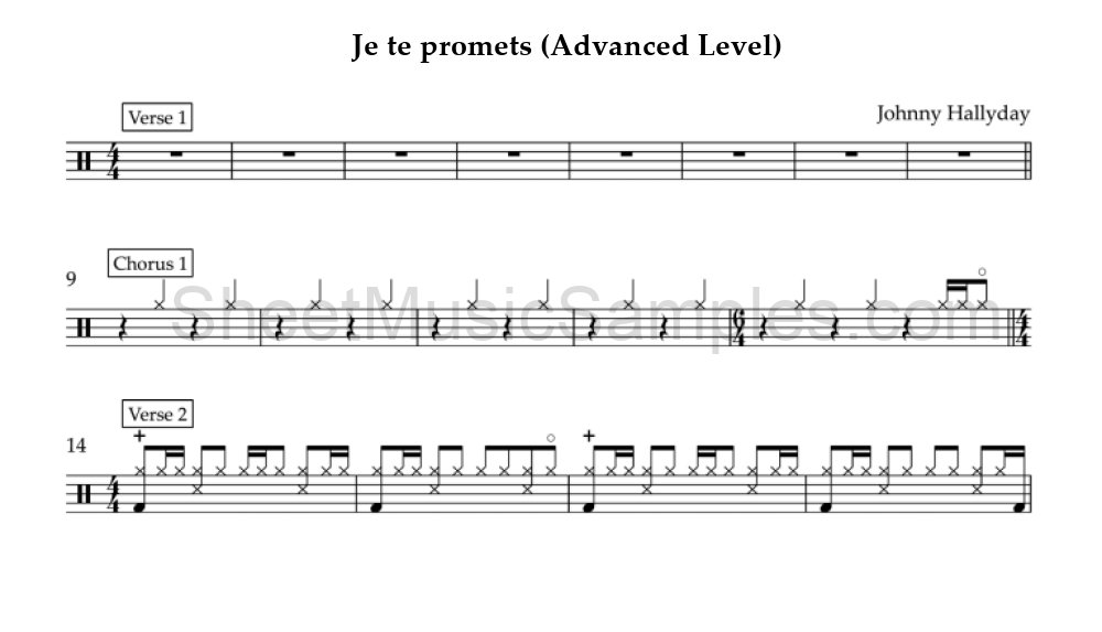 Je te promets (Advanced Level)