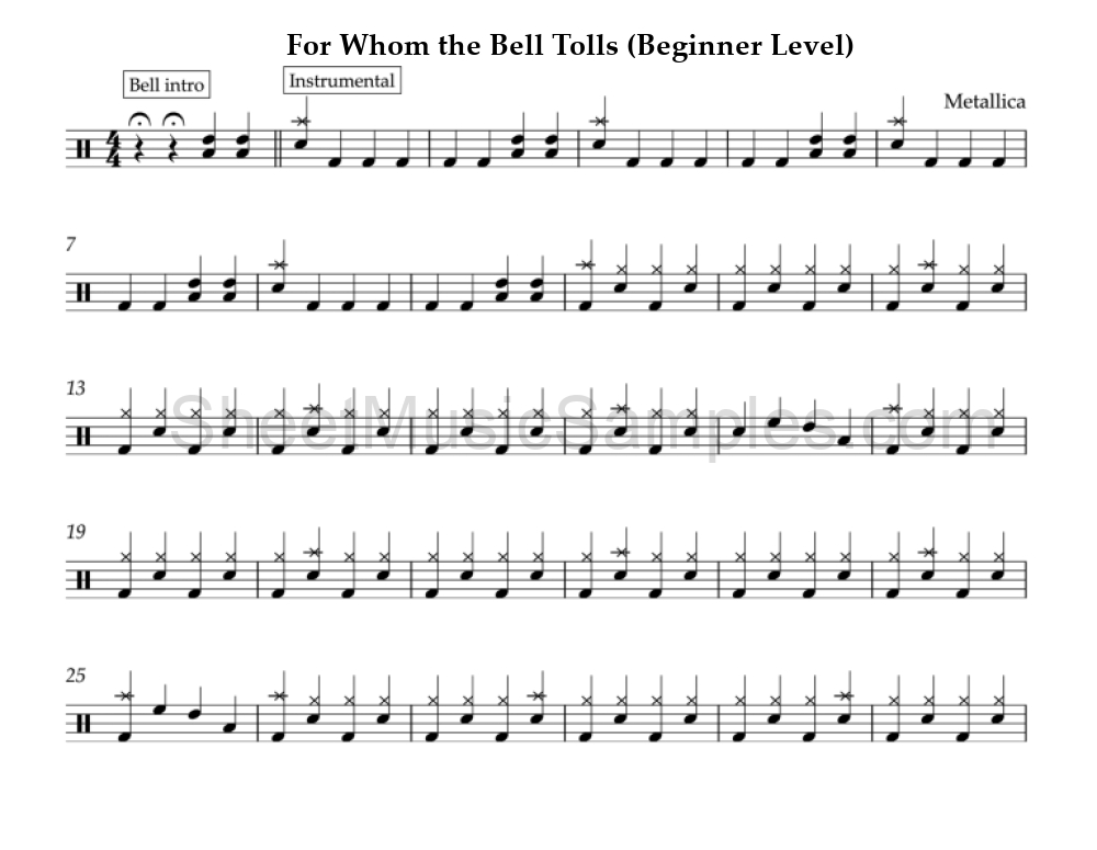 For Whom the Bell Tolls (Beginner Level)