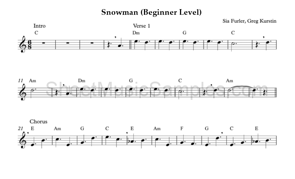 Snowman (Beginner Level)