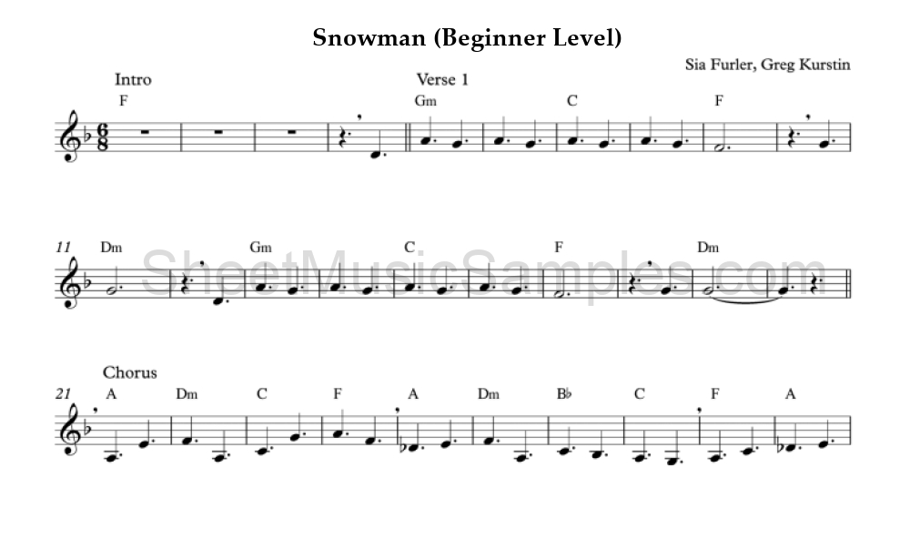 Snowman (Beginner Level)