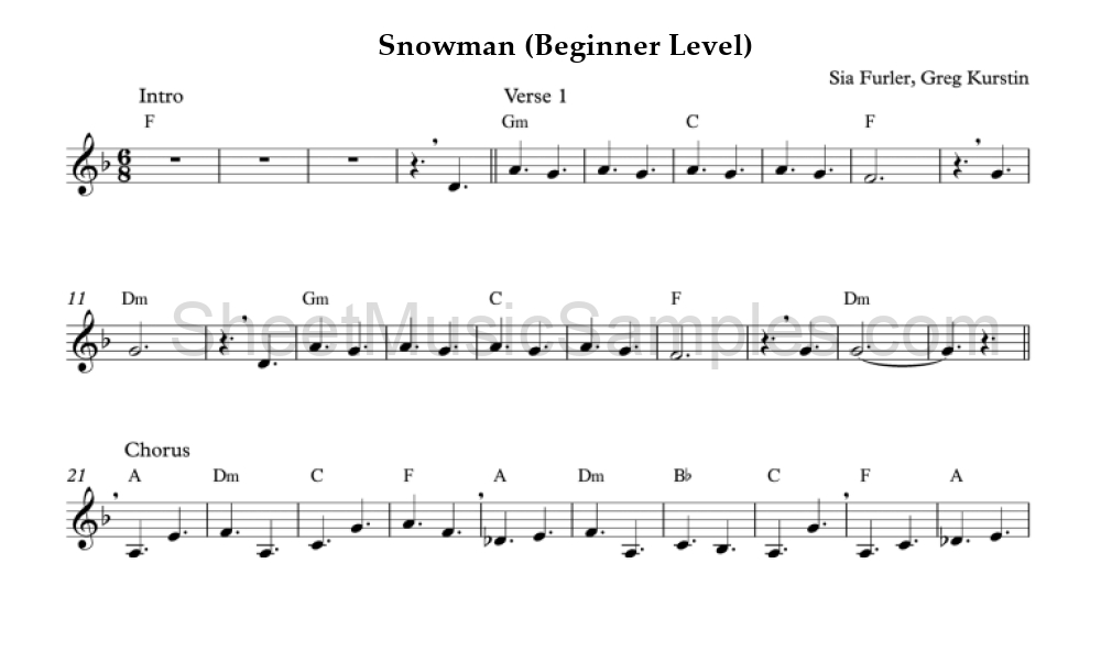 Snowman (Beginner Level)