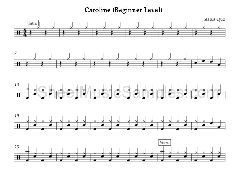 Caroline (Beginner Level)