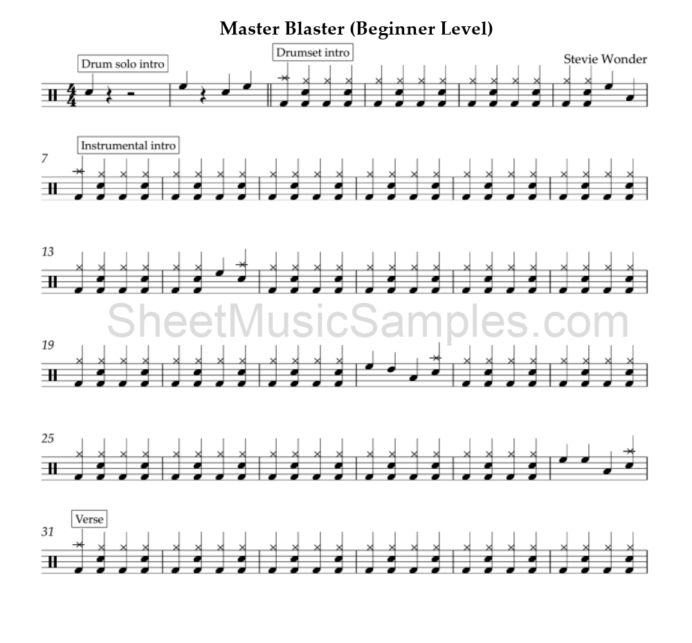 Master Blaster (Beginner Level)