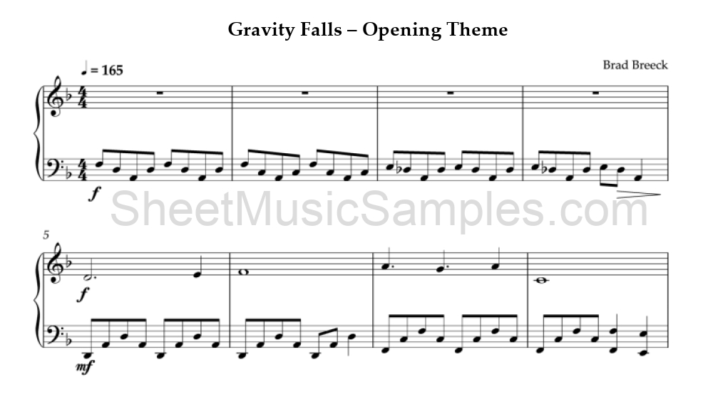 Gravity Falls – Opening Theme