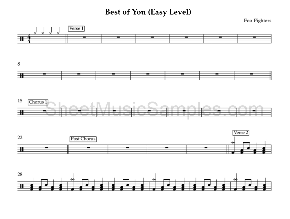 Best of You (Easy Level)