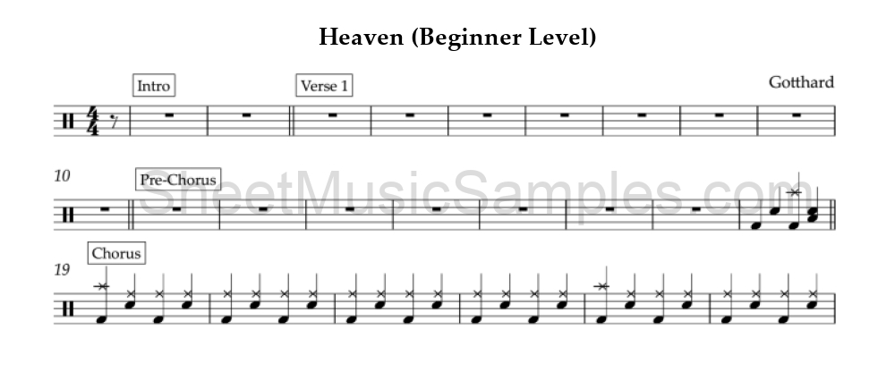 Heaven (Beginner Level)