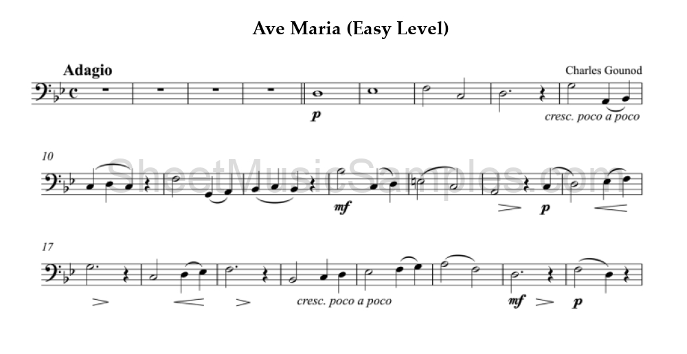 Ave Maria (Easy Level)