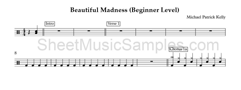 Beautiful Madness (Beginner Level)