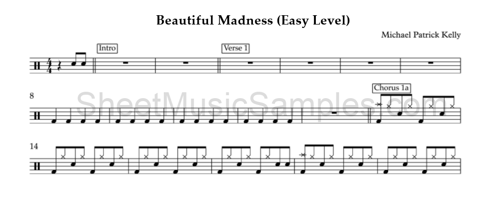 Beautiful Madness (Easy Level)