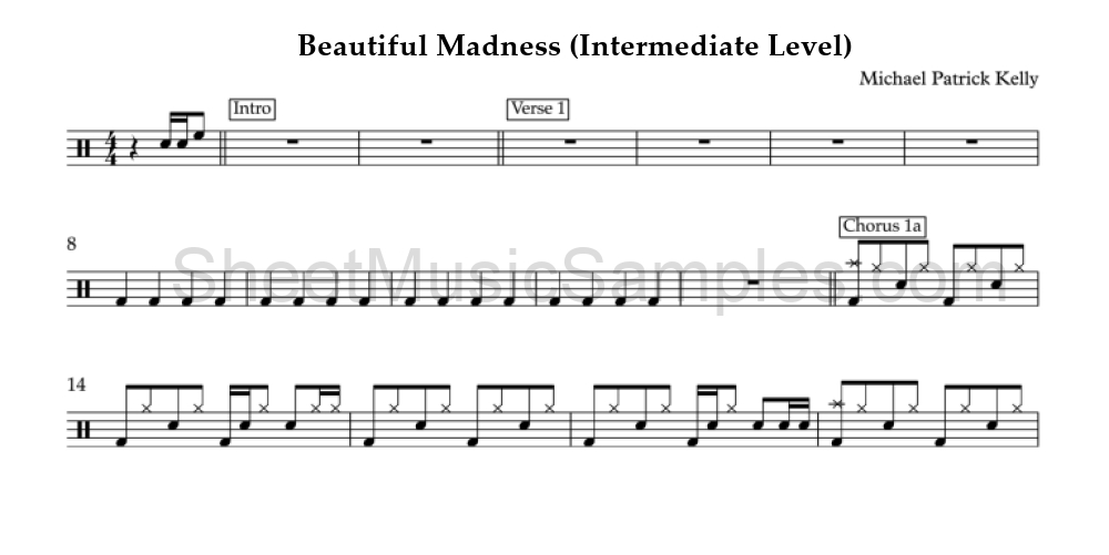 Beautiful Madness (Intermediate Level)