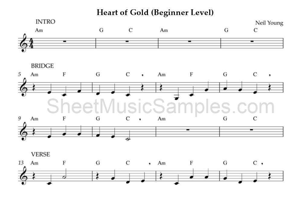 Heart of Gold (Beginner Level)