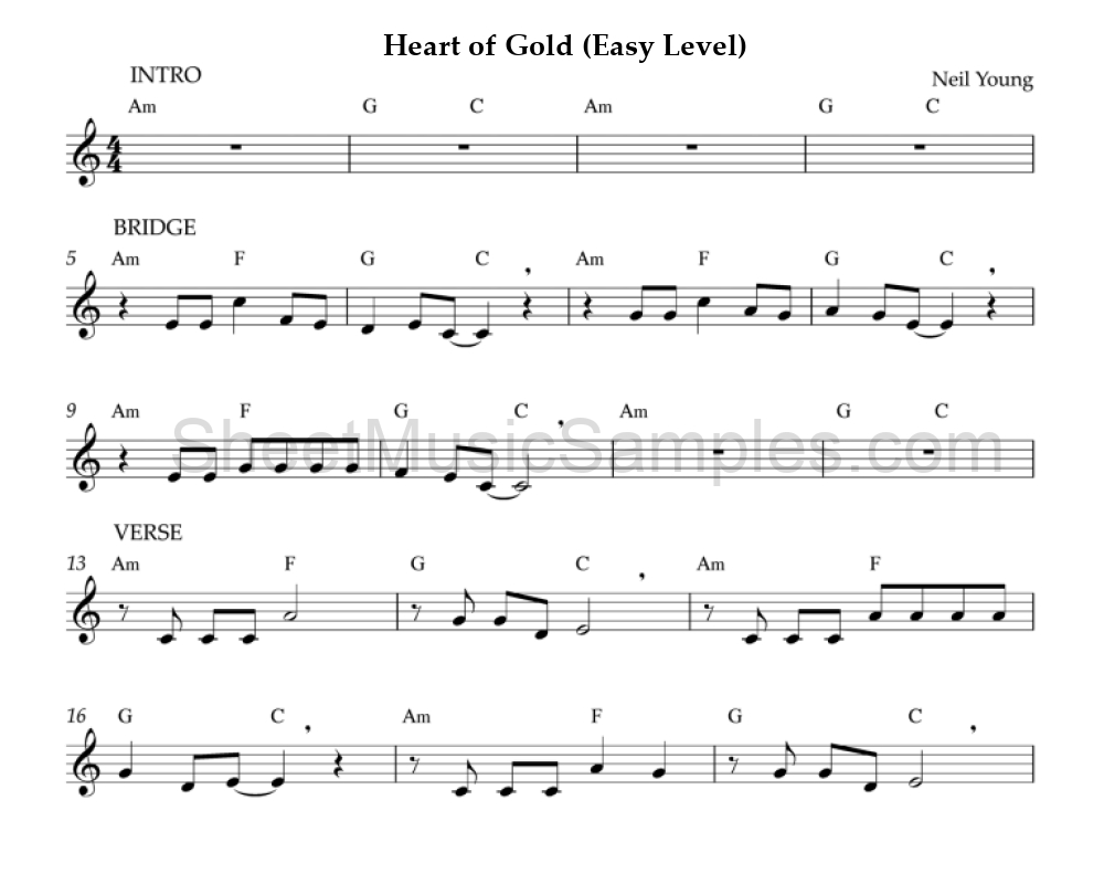 Heart of Gold (Easy Level)