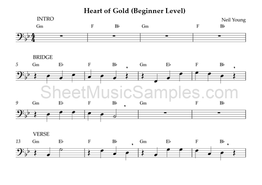 Heart of Gold (Beginner Level)