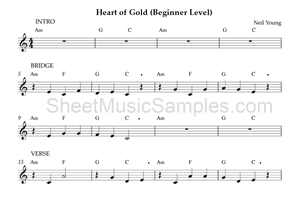 Heart of Gold (Beginner Level)