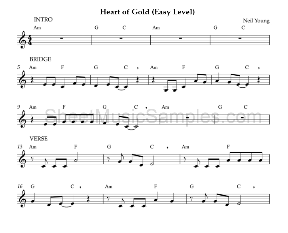 Heart of Gold (Easy Level)