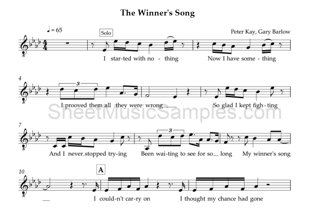 The Winner's Song