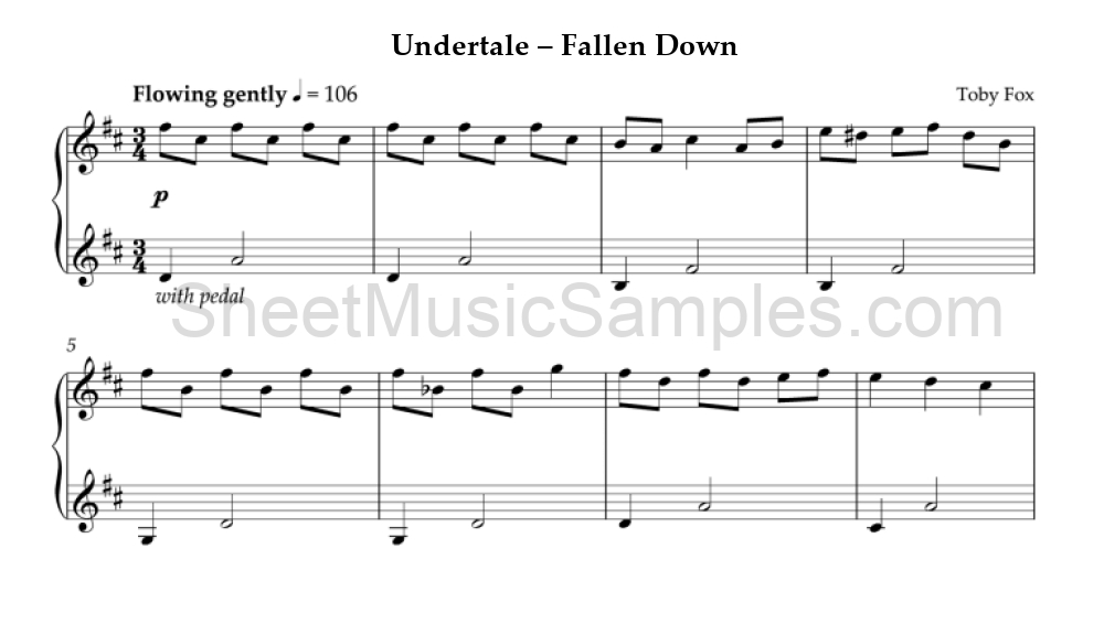 Undertale – Fallen Down