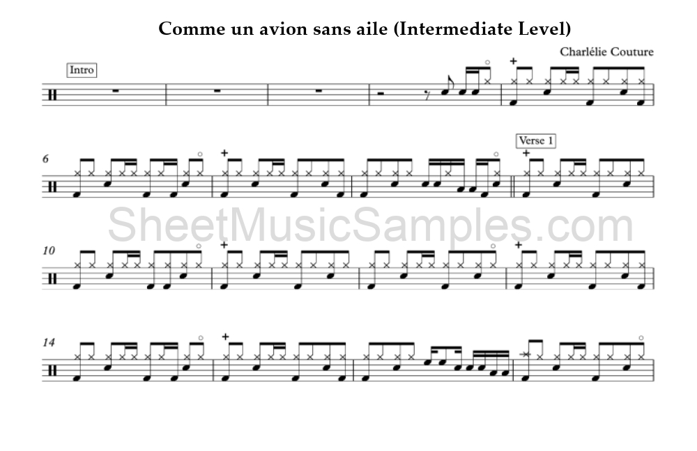 Comme un avion sans aile (Intermediate Level)