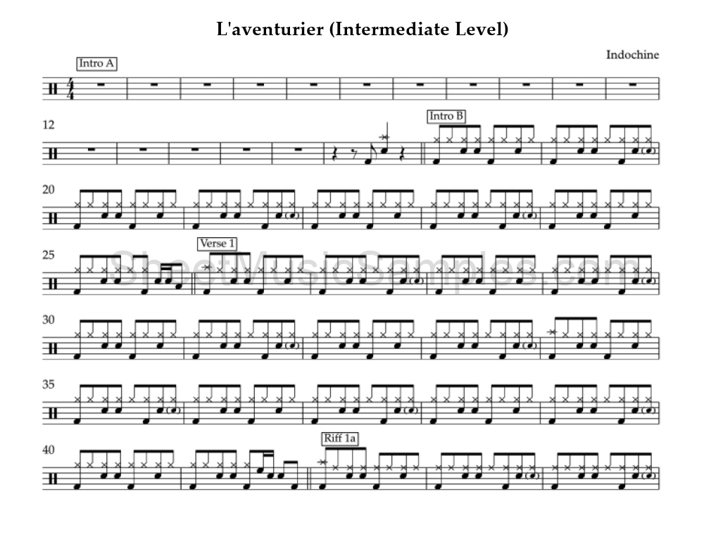 L'aventurier (Intermediate Level)