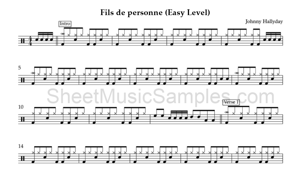 Fils de personne (Easy Level)