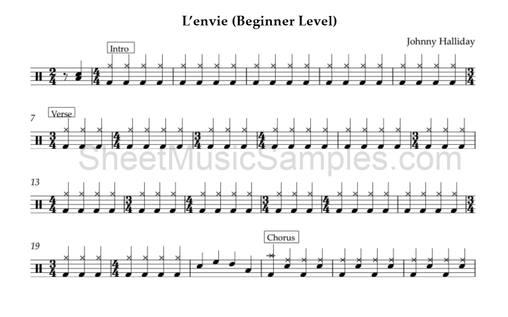 L’envie (Beginner Level)