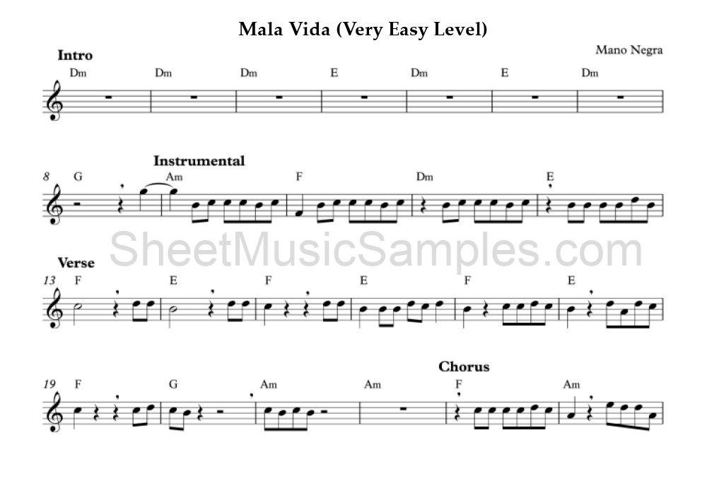 Mala Vida (Very Easy Level)