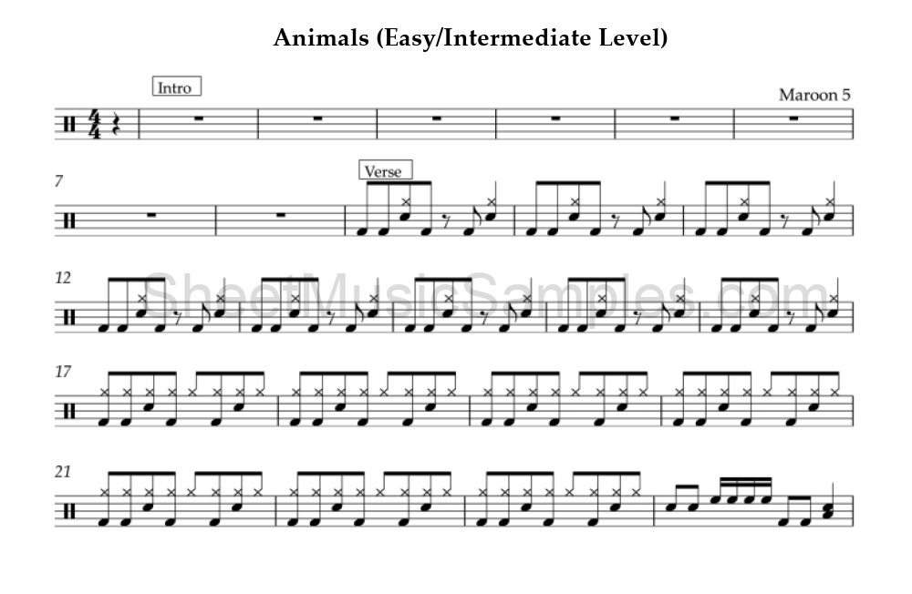 Animals (Easy/Intermediate Level)