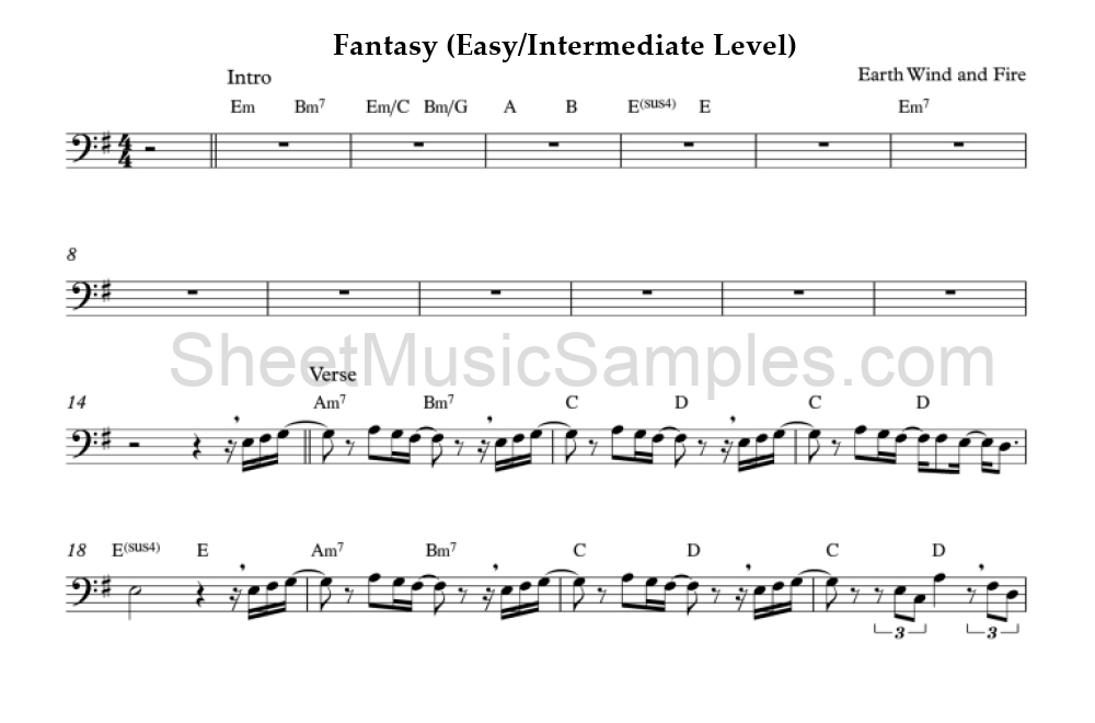 Fantasy (Easy/Intermediate Level)