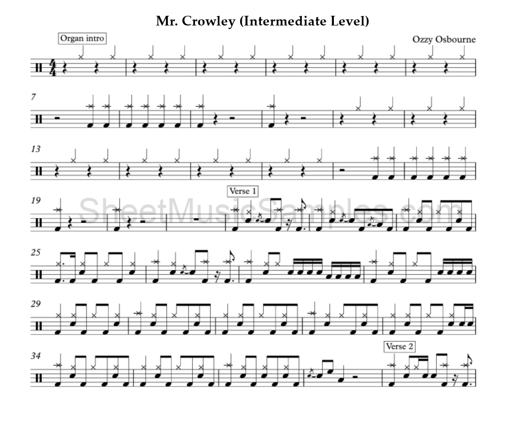 Mr. Crowley (Intermediate Level)