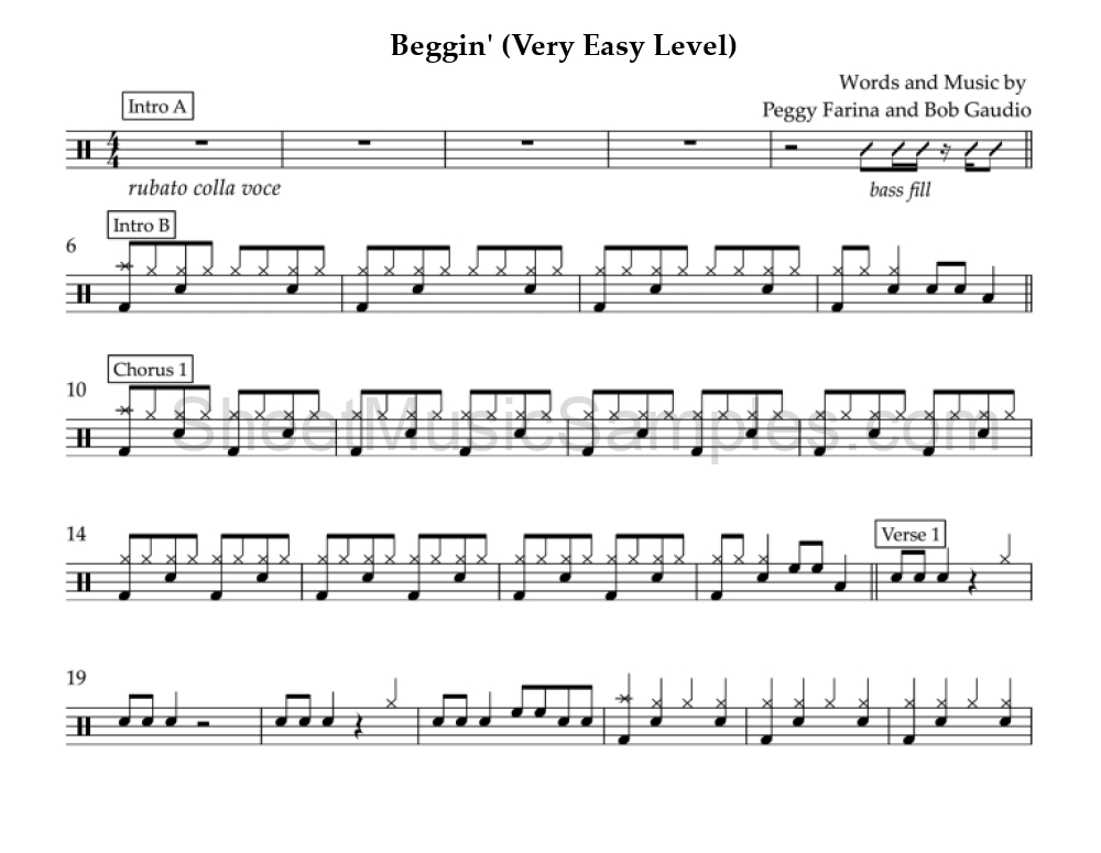 Beggin' (Very Easy Level)