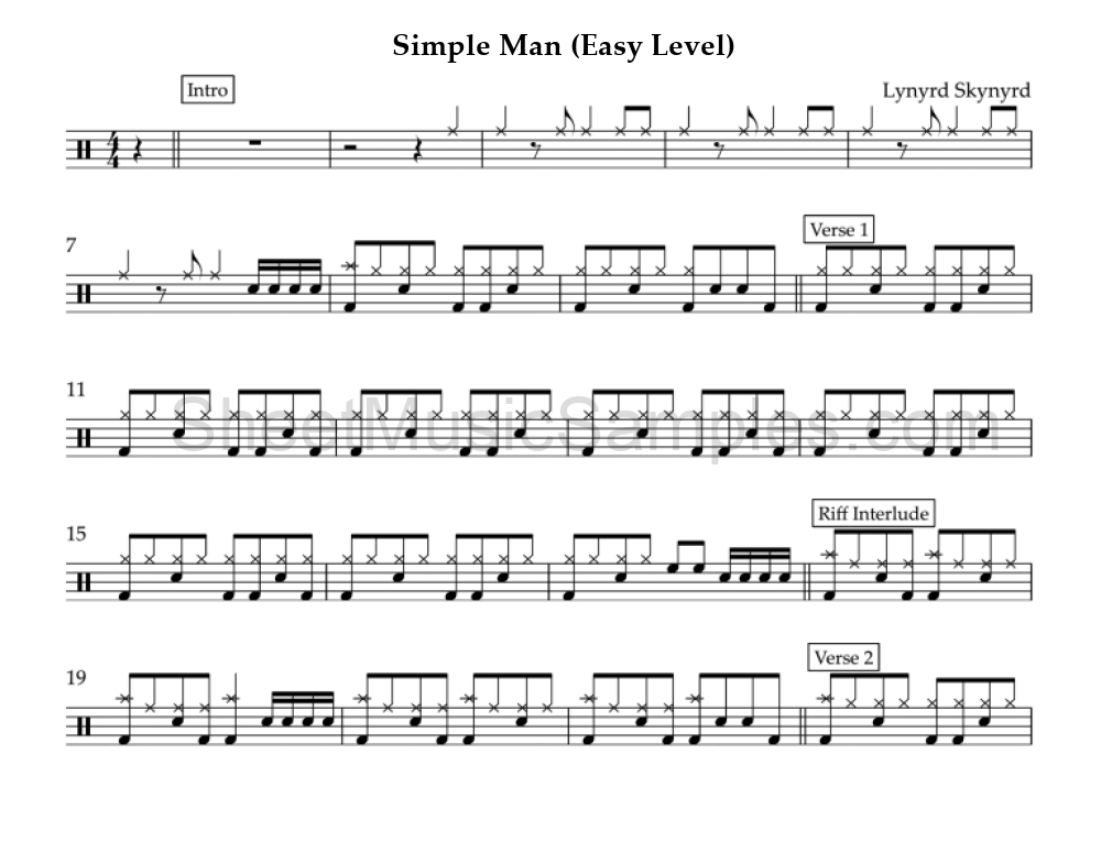 Simple Man (Easy Level)