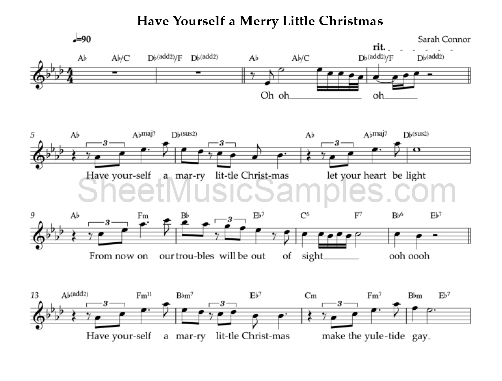 Have Yourself a Merry Little Christmas